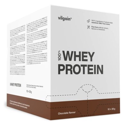 Vilgain Whey Protein čokoláda 300 g (10 x 30g)