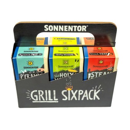 BIO Grilovací sada 310g - 6 grilovacích koření Sonnentor