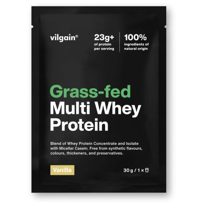 Vilgain Grass-Fed Multi Whey Protein - Vanilka 30g