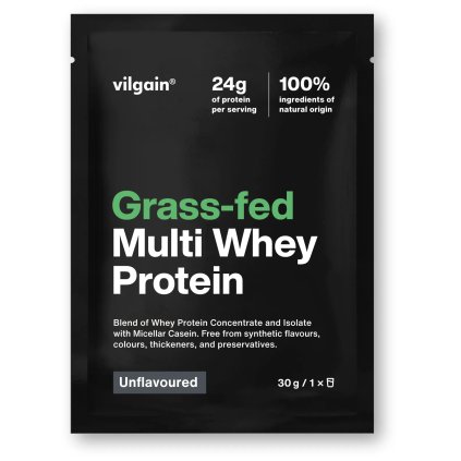 Vilgain Grass-Fed Multi Whey Protein - Bez příchutě 30g