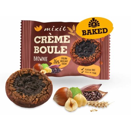 Pečená Crème boule - Brownie 30g Mixit
