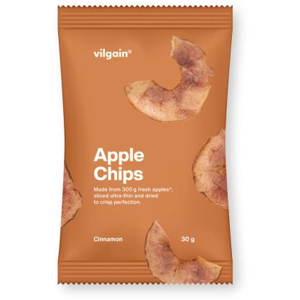 Vilgain Jablečné chipsy - Skořice 30 g