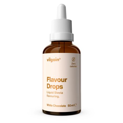Vilgain Flavour Drops - Bílá čokoláda 50 ml