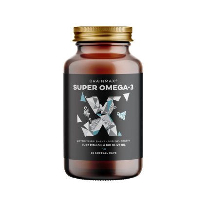 BrainMax Super Omega-3, 1050 mg, 60 softgel kapslí