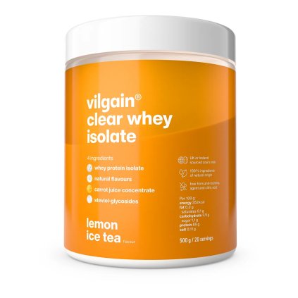 Vilgain Clear Whey Isolate Lemon ice tea 500 g