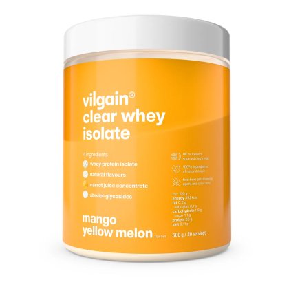 Vilgain Clear Whey Isolate Mango Yellow melon 500 g