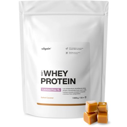 Vilgain Lactose Free Whey Protein Slaný karamel 1000 g