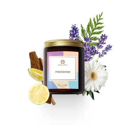 Freedom – sójová svíčka 250 ml | Renovality