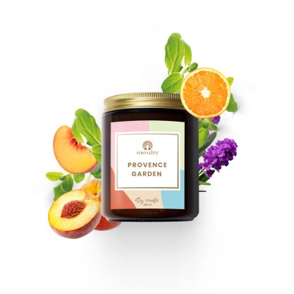 Provence garden – sójová sviečka 250 ml | Renovality