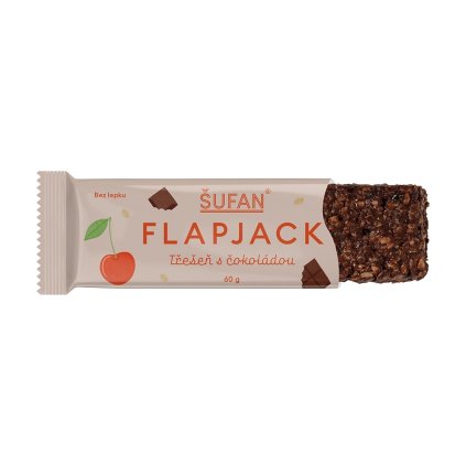 Flapjack Třešeň s čokoládou 60 g Šufan
