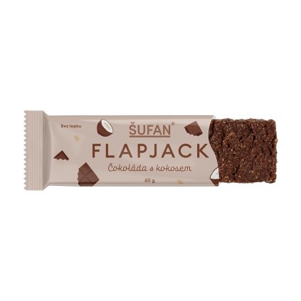 Flapjack Čokoláda s kokosem 60 g Šufan