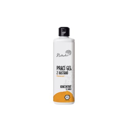 Prací gel z kaštanů Pomeranč koncentrát 500ml Natasha