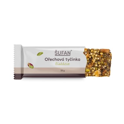 Ořechová tyčinka Pistáciová 33g Šufan