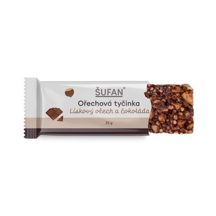 Ořechová tyčinka Čokoládová 33g Šufan