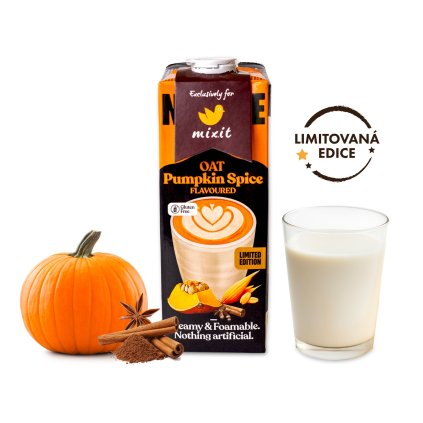 Ovesný nápoj Pumpkin Spice Barista 1l Mixit