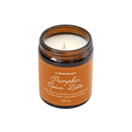 Vonná svíčka PUMPKIN SPICE LATTE Almara Soap