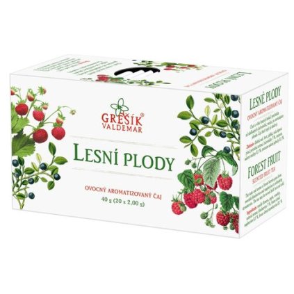 Lesní plody ovocný porcovaný čaj 40g GREŠÍK