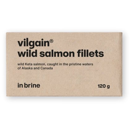 Vilgain Filety z divokého lososa - ve slaném nálevu 120g