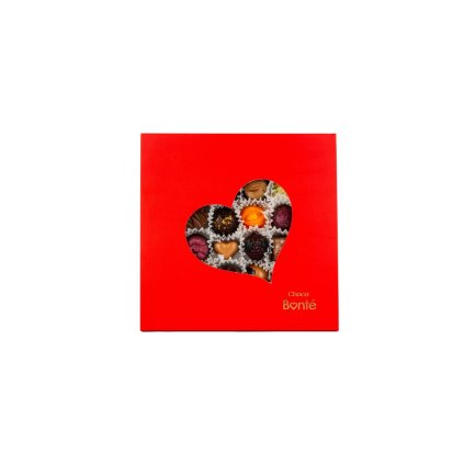 Bonboniéra - 16 ks pralinek (srdce) 150g Choco Bonté