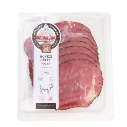 Hovězí ořech v pepři Pršutérie Chovaneček 100g
