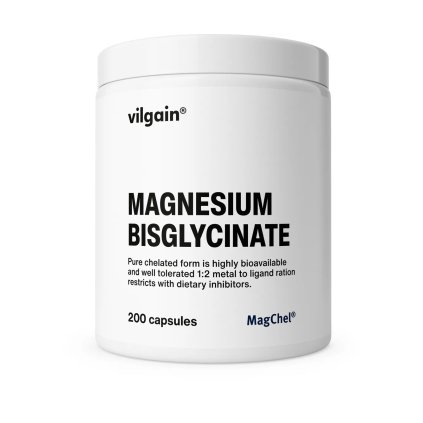Vilgain Hořčík bisglycinát 200 kapslí