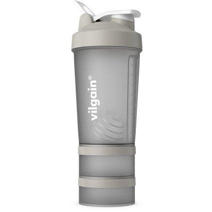 Vilgain Shaker Pro 2Go - Ivory 450 ml + 150 ml + 100 ml