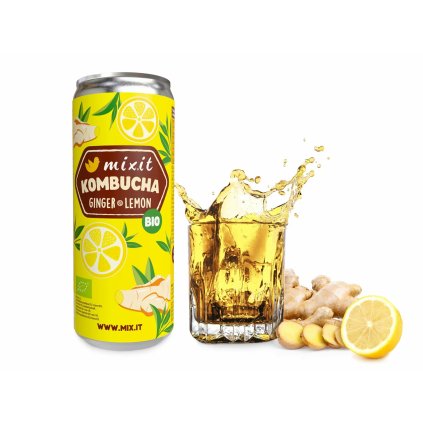 Mixit BIO Kombucha - Ginger & Lemon 330 ml