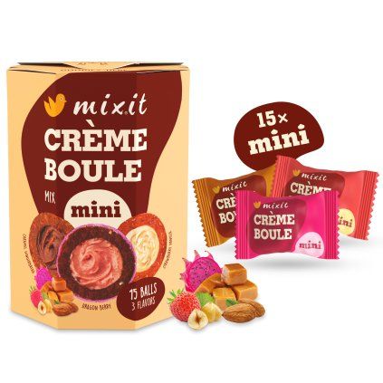 Mini Crème boule – Mix (15 ks) Mixit