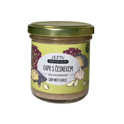 Jezto Kapr ve vlastní šťávě - Česnek 140g