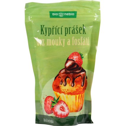 BIO kypřící prášek z vinného kamene 150 g Bio Nebio