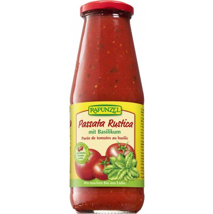 10289 bio passata rustica s bazalkou rapunzel 680 g