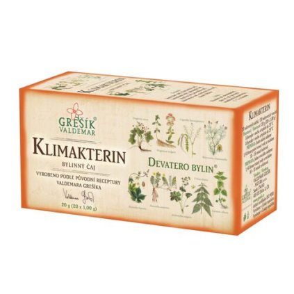 Klimakterin bylinný porcovaný čaj 20g GREŠÍK