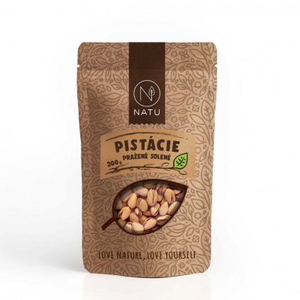 Pistácie pražené solené 200g Natu
