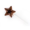 Čokoládové lízátko hvězda mléčné s hořkou čokoládou 20 g Choco Bonté