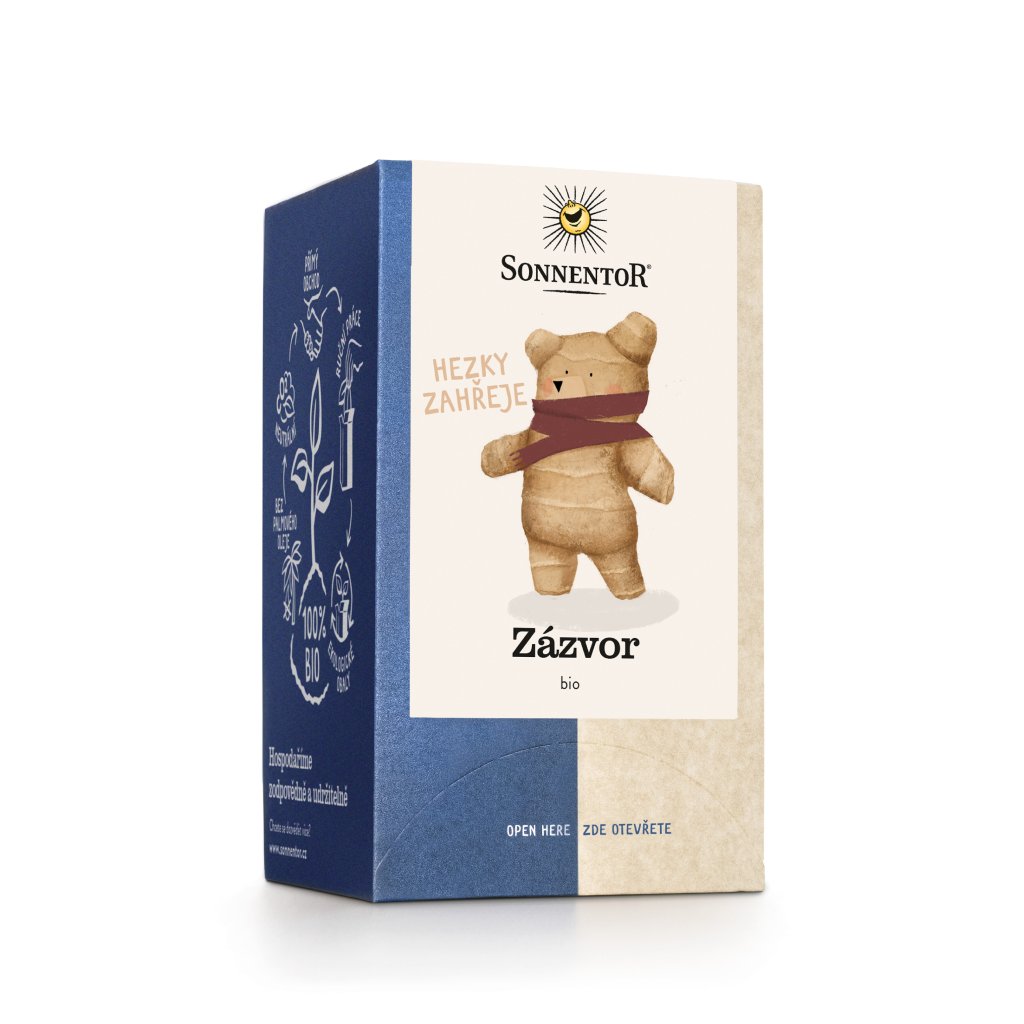 Sonnentor Zázvor bio 23,4g porc. dvoukomorový