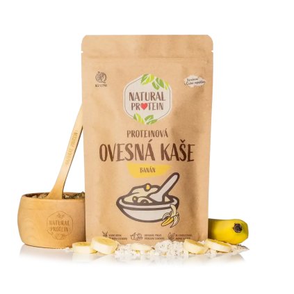 Proteinová ovesná kaše - Banán 360g NaturalProtein