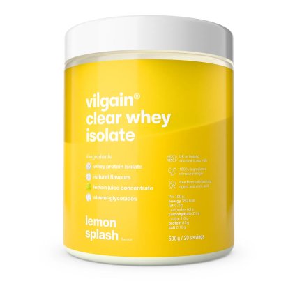 Vilgain Clear Whey Isolate lemon splash 500 g