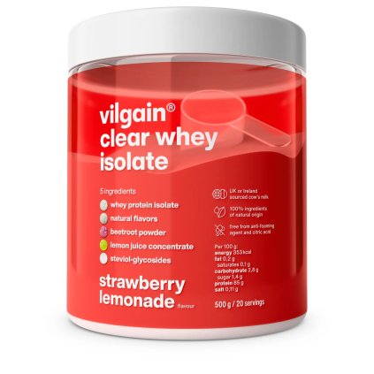 Vilgain Clear Whey Isolate Strawberry lemonade 500 g