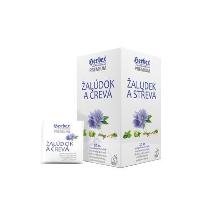 Čaj žaludek a střeva - Herbex 20x1,5g