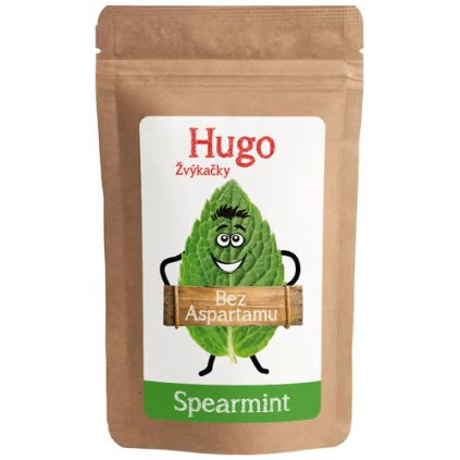 Žvýkačky Spearmint bez aspartamu - Hugo 8,4g