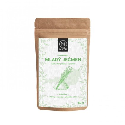 Mladý ječmen BIO prášek 80g Natu