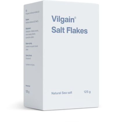 Vilgain Vločková sůl mořská sůl vločky 125 g