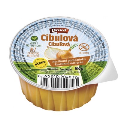 Vegetariánská pomazánka s cibulí DRUID 100g