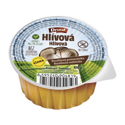 Vegetariánská pomazánka s hlívou ústřičnou DRUID 100g
