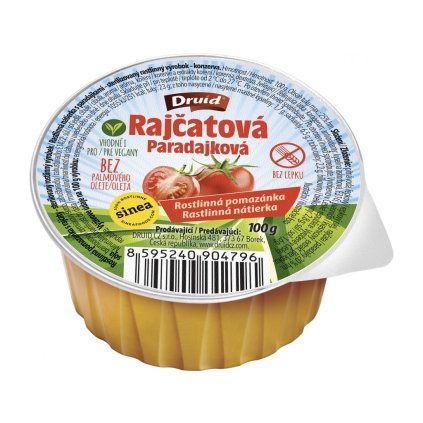 Vegetariánská pomazánka s rajčaty DRUID 100g