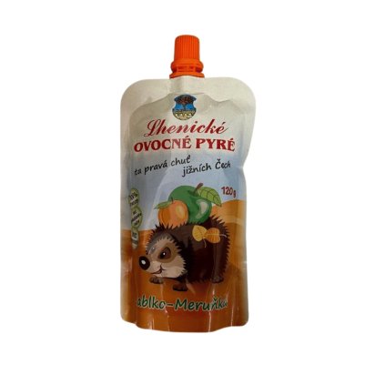 Lhenické ovocné pyré Jablko-meruňka 120g