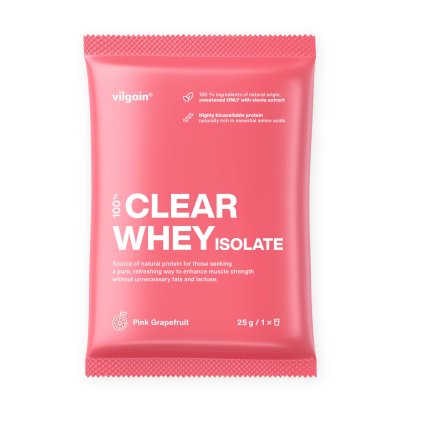Vilgain Clear Whey Isolate Pink grapefruit 25g