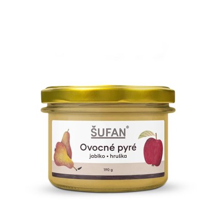Pyré jablko-hruška 190 g Šufan
