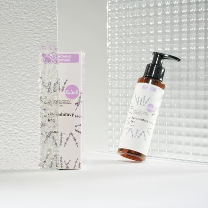 Jemný sprchový gel s prebiotickým komplexem - Levandulový Sen - 100 ml Kvítok