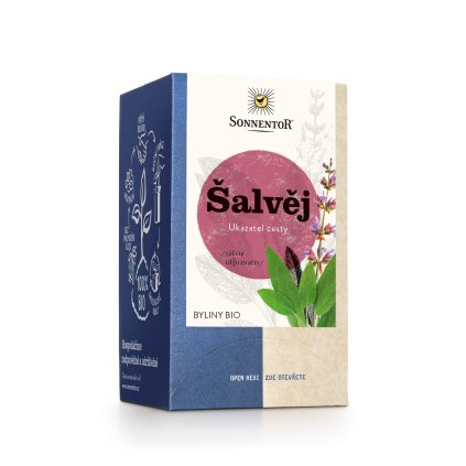 Sonnentor Šalvěj bio 18 g porc. dvoukomorový